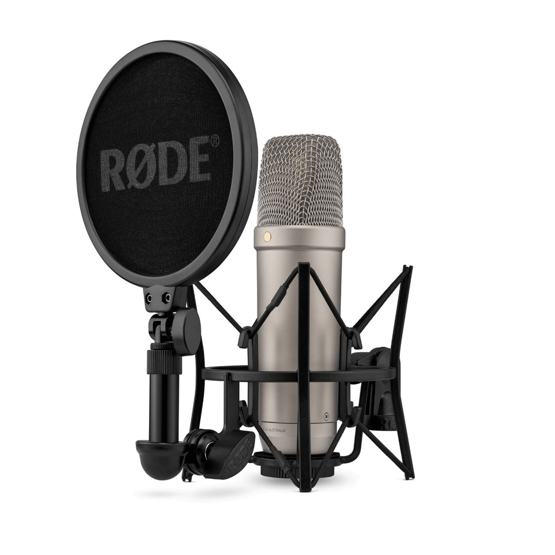 RODE NT1 第五代心形电容 XLR/USB 麦克风 32 位浮点，适用于播客直播
