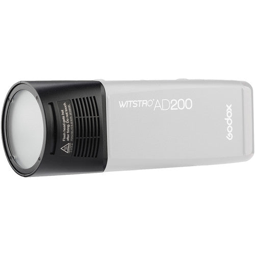 Godox Witstro H200R 圆形闪光灯头，适用于 AD200 TTL 口袋闪光灯