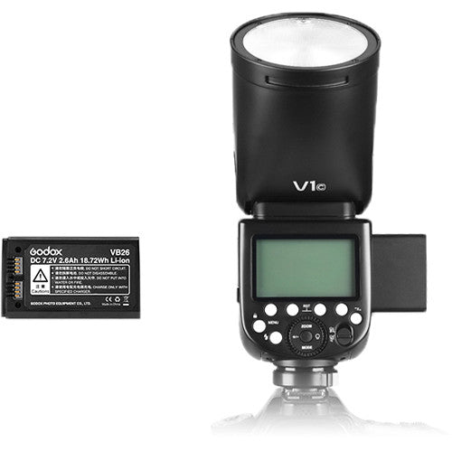 Godox V1 闪光灯 V1S TTL HSS 1/8000s 锂离子电池闪光灯
