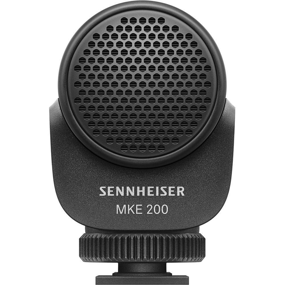 Sennheiser MKE 200 MKE200 Mobile Kit Ultracompact Camera-Mount Directional Microphone with Smartphone Recording Bundle - Red Dot Photo