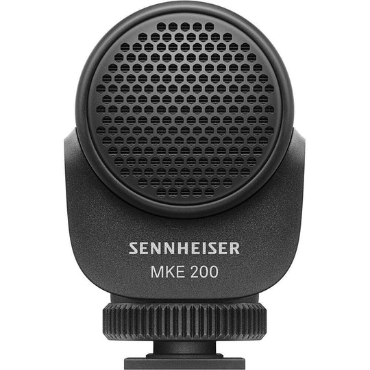 Sennheiser MKE 200 MKE200 Mobile Kit Ultracompact Camera-Mount Directional Microphone with Smartphone Recording Bundle - Red Dot Photo