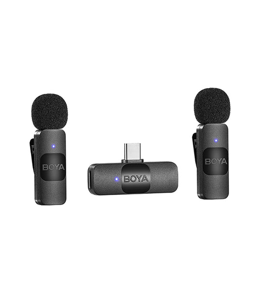 Boya BY-V20 超紧凑型 2.4GHz 无线麦克风系统