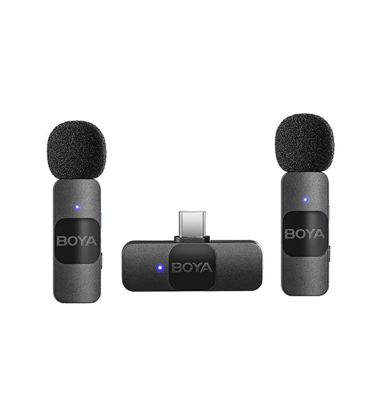 Boya BY-V20 超紧凑型 2.4GHz 无线麦克风系统