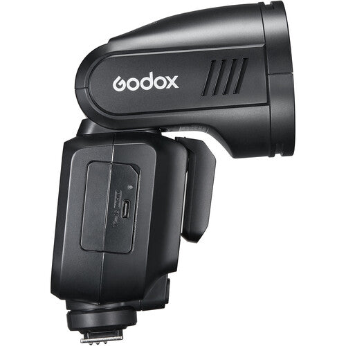 Godox V100 100W TTL 锂离子圆头相机闪光灯无线传输 Speedlite 闪光灯