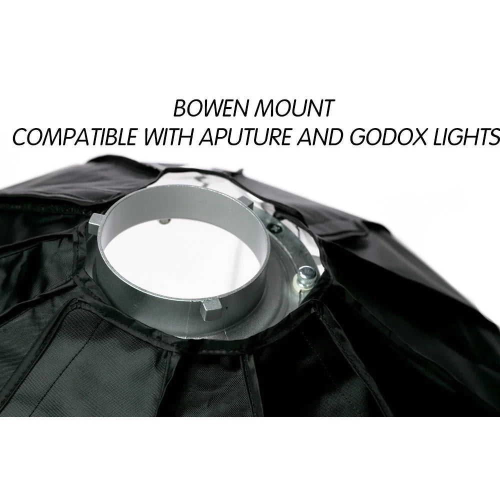 Lumia Lantern 85cm Softbox Collapsible Light Modifier with Bowen Mount Quick Install (Similar to Godox 85cm CS-85D) - Red Dot Photo