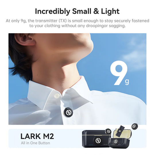 Hollyland LARK M2 DUO 双人无线组合麦克风系统