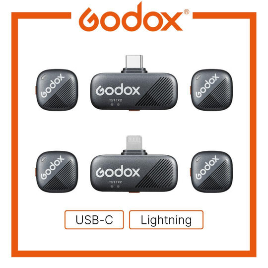 Godox Cube-S 双人无线麦克风系统（2.4GHz）