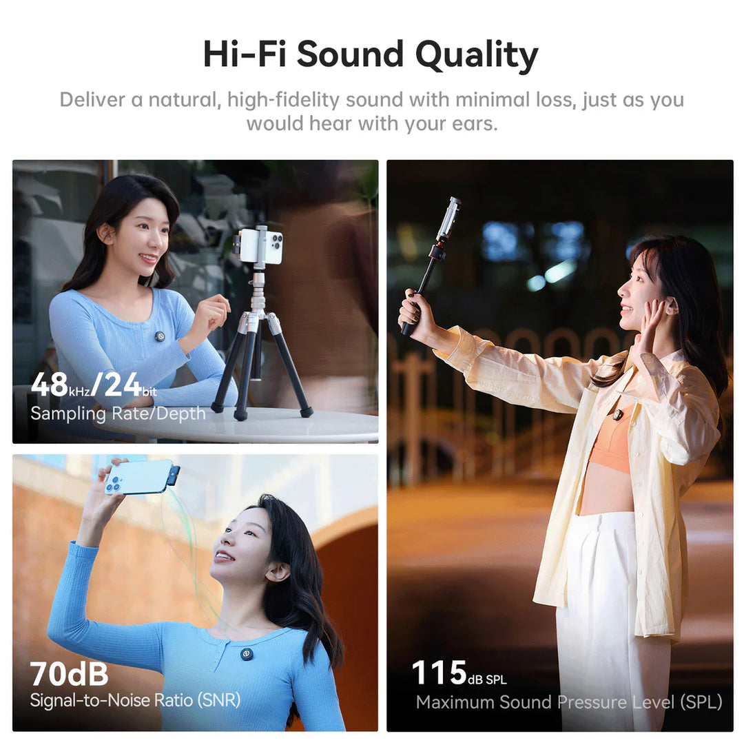 Hollyland LARK M2 DUO 双人无线组合麦克风系统
