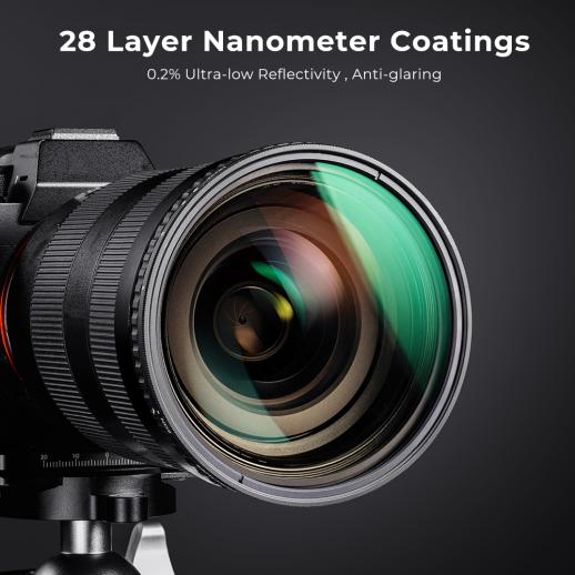 K&amp;F Concept Nano-X VND 滤光片 NDX ND2-ND32 滤光片 可变中性密度滤光片