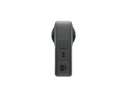 Black camera on a white background