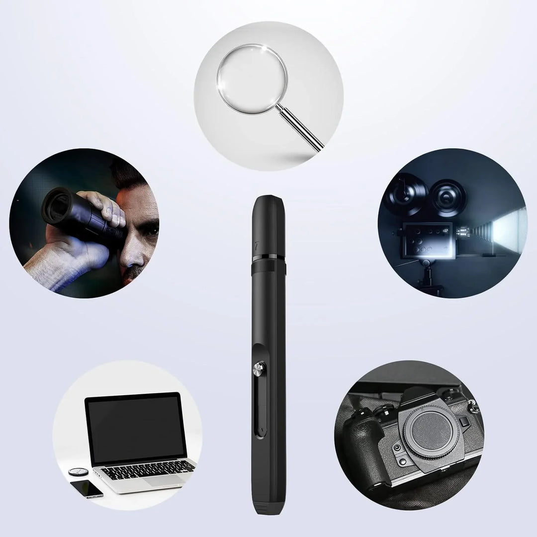 VSGO V-P01E Professional Lens Cleaning Pen Lens Brush V-P01E for Digital Camera Cleaning - Red Dot Photo