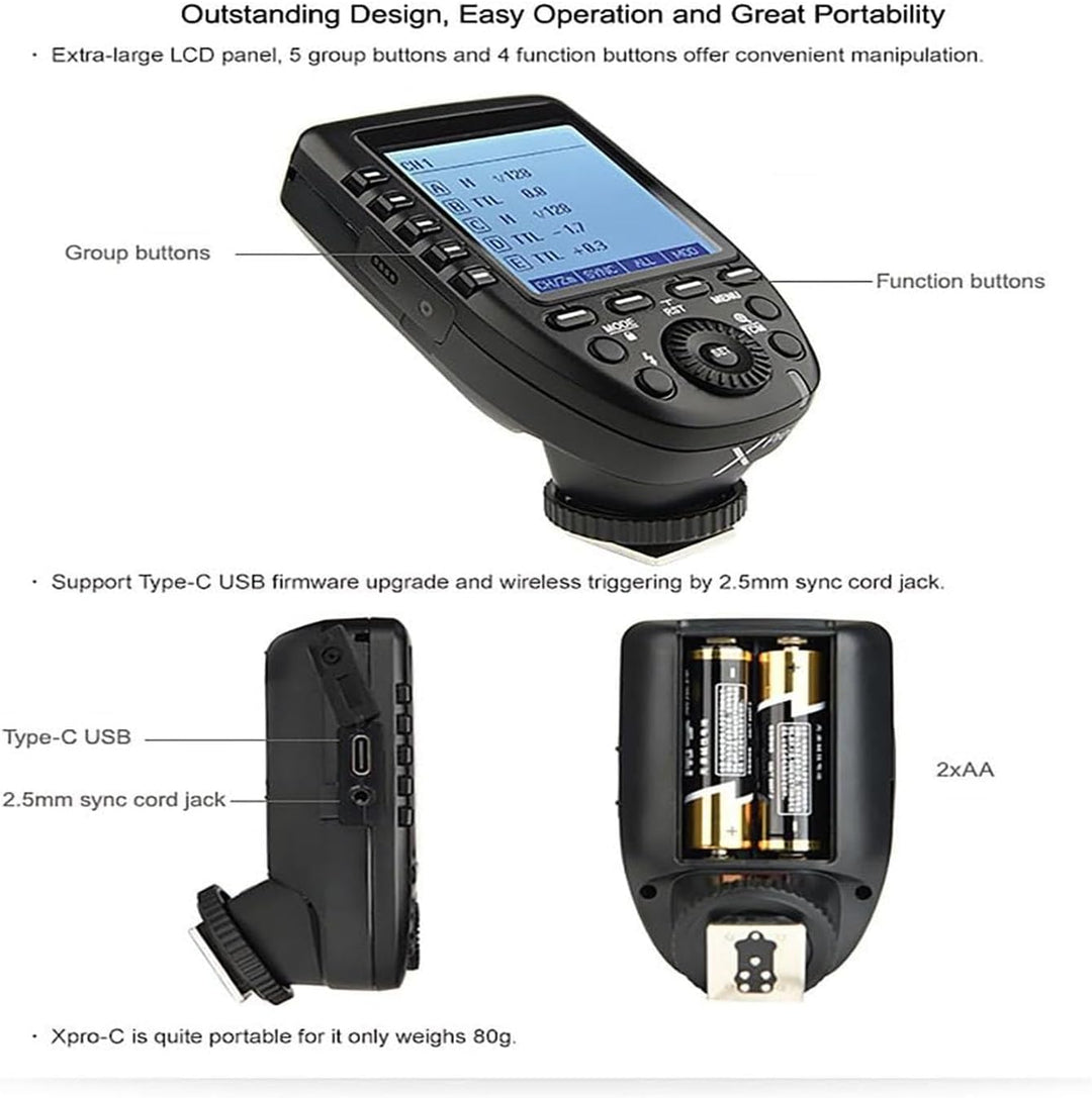Godox Xpro TTL 无线闪光触发器