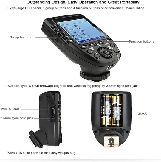 Godox Xpro TTL 无线闪光触发器