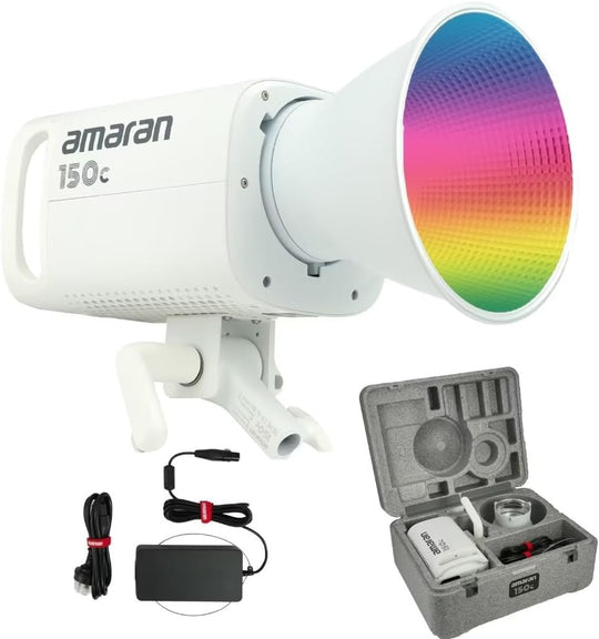 amaran 150c RGB LED 单灯（灰色、深灰色和白色）