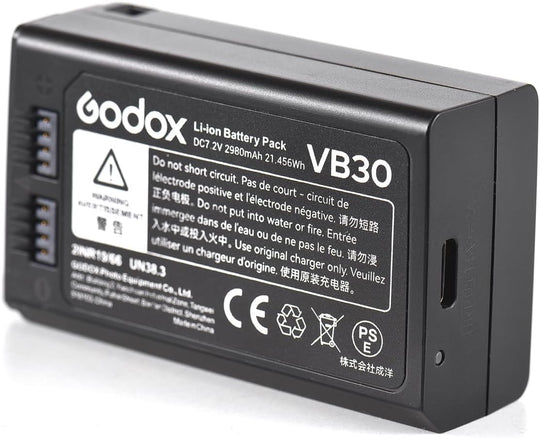 Godox VB30 电池，适用于 Godox V1 pro 闪光灯