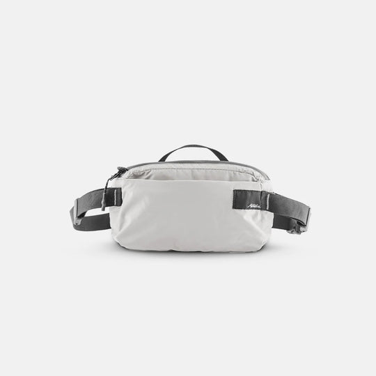 White Matador ReFraction Packable Sling on white background.