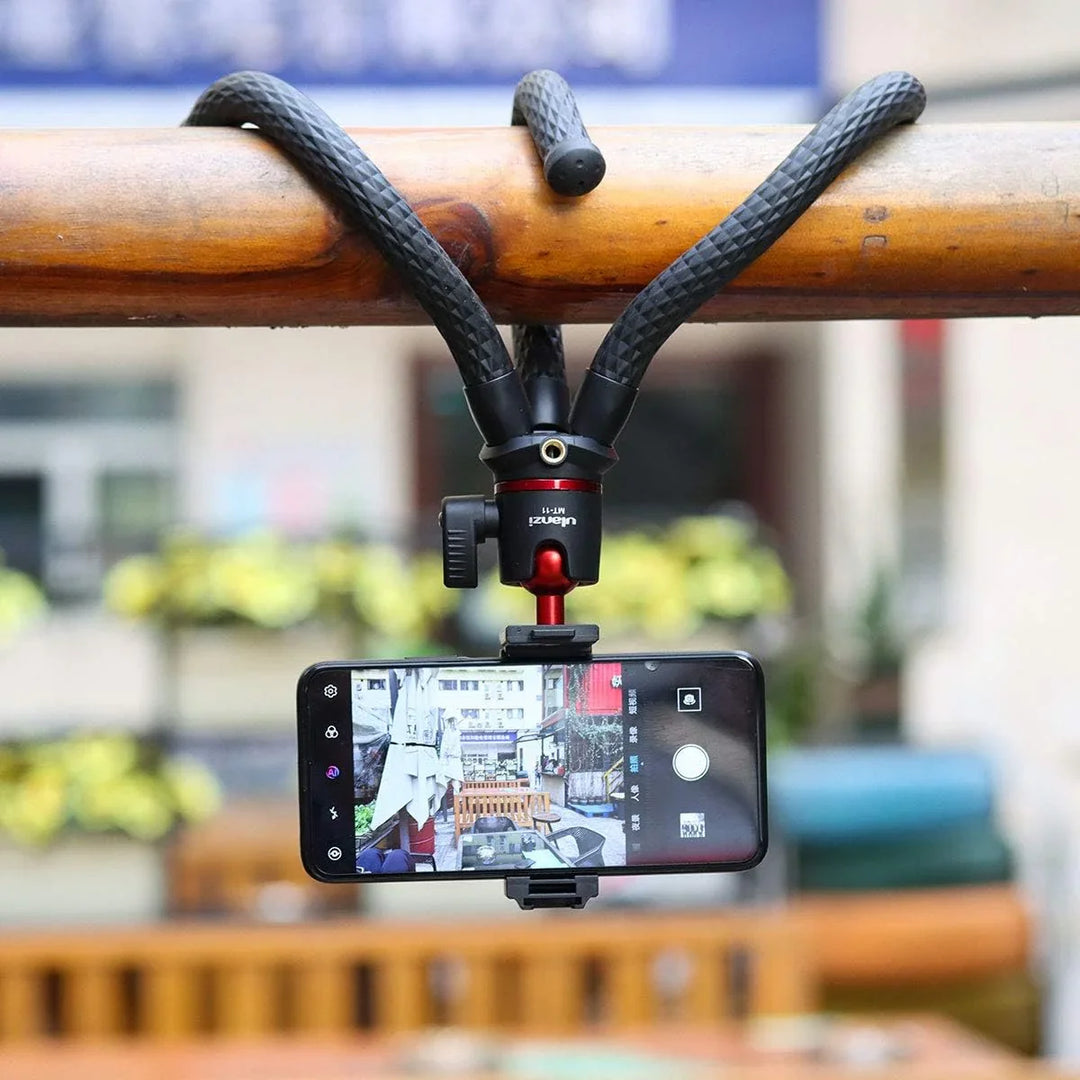 Ulanzi MT-11 MT 11 Multi-functional Gorilla-Style Portable Tripod for Camera & Smartphone Holder - Red Dot Photo