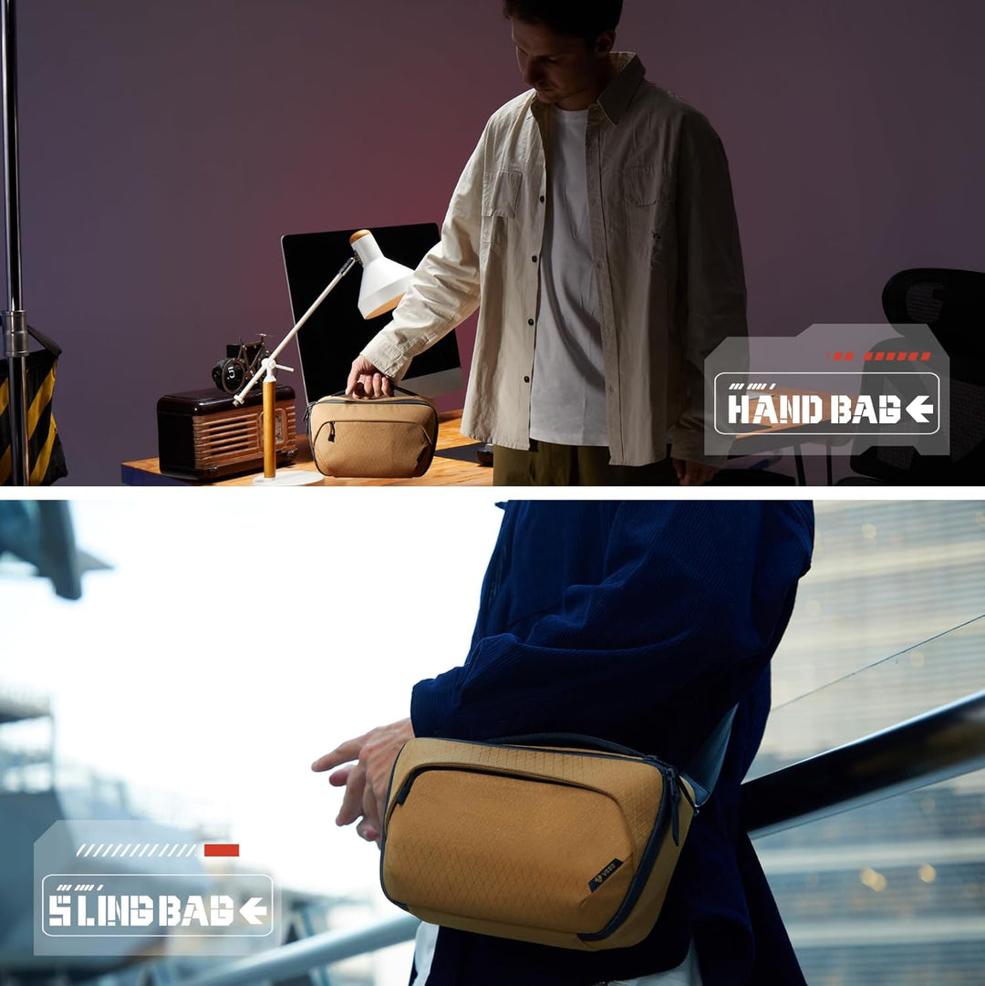 VSGO Tech 手拿包 黄棕色