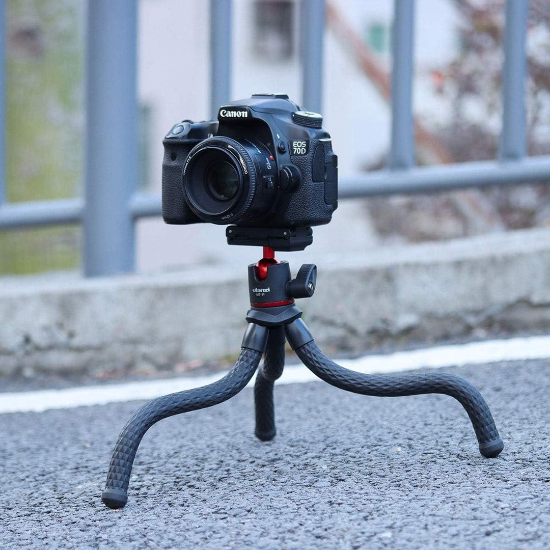 Ulanzi MT-11 MT 11 Multi-functional Gorilla-Style Portable Tripod for Camera & Smartphone Holder - Red Dot Photo