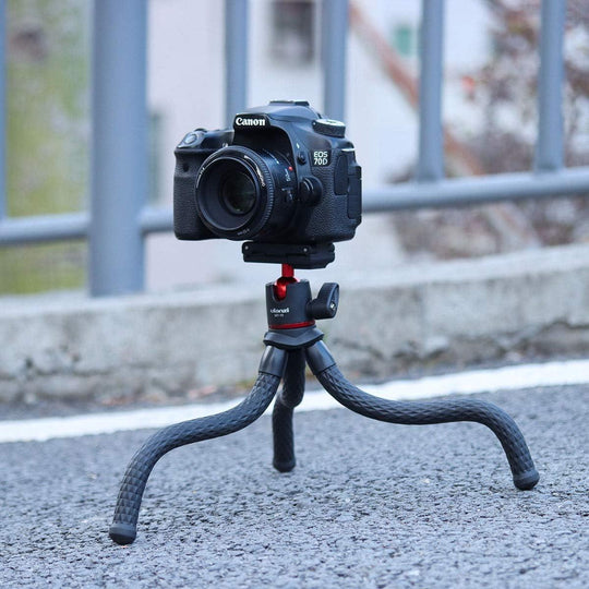 Ulanzi MT-11 MT 11 Multi-functional Gorilla-Style Portable Tripod for Camera & Smartphone Holder - Red Dot Photo