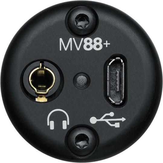 Shure MOTIV MV88+ 视频套件 - 适用于智能手机的数字立体声电容麦克风和三脚架