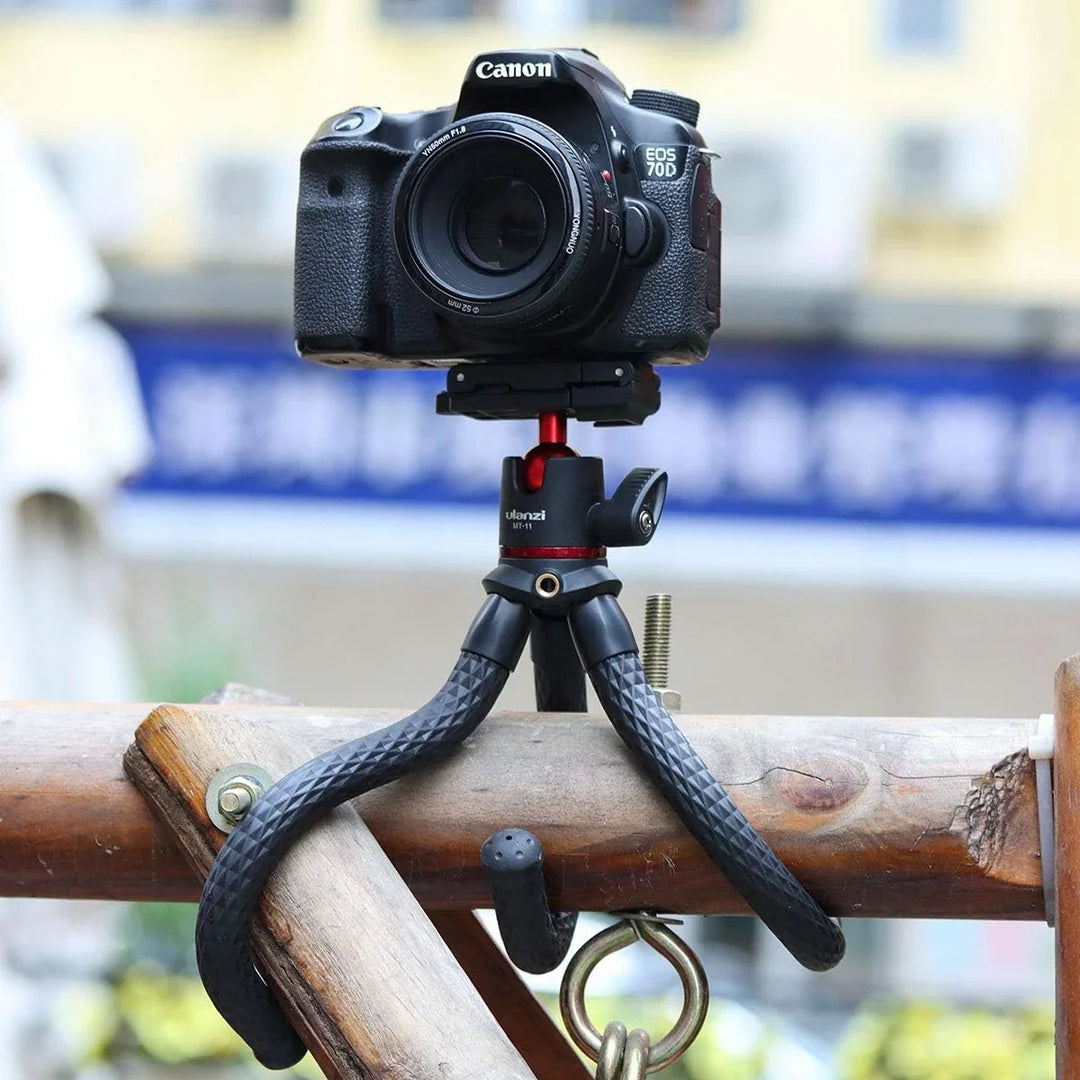 Ulanzi MT-11 MT 11 Multi-functional Gorilla-Style Portable Tripod for Camera & Smartphone Holder - Red Dot Photo