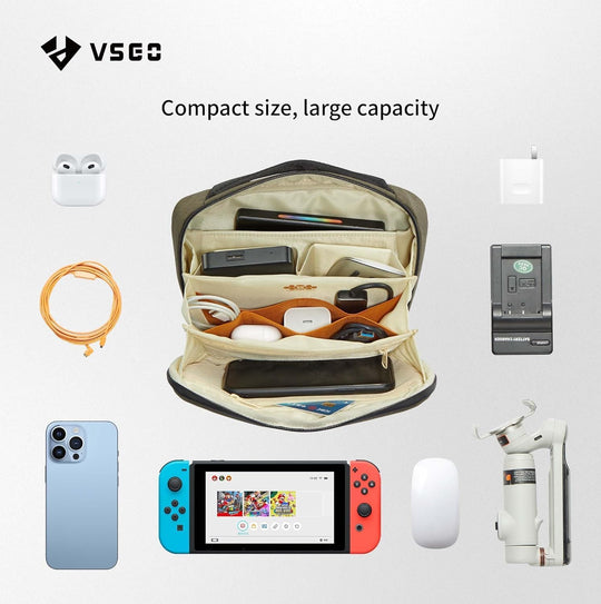 VSGO Tech 手拿包 黄棕色
