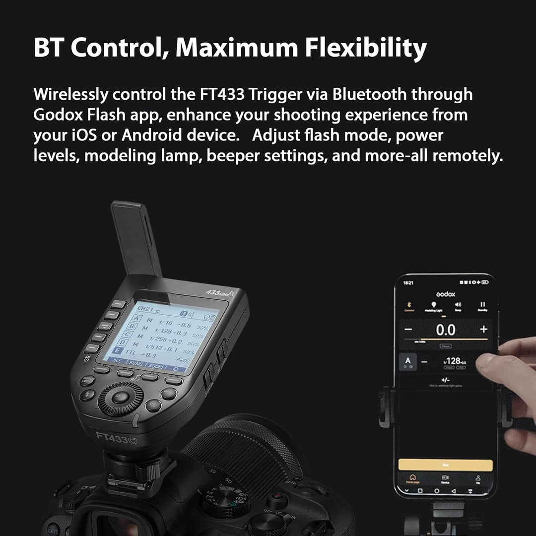 Godox FT433 C/N/S TTL 无线闪光触发器