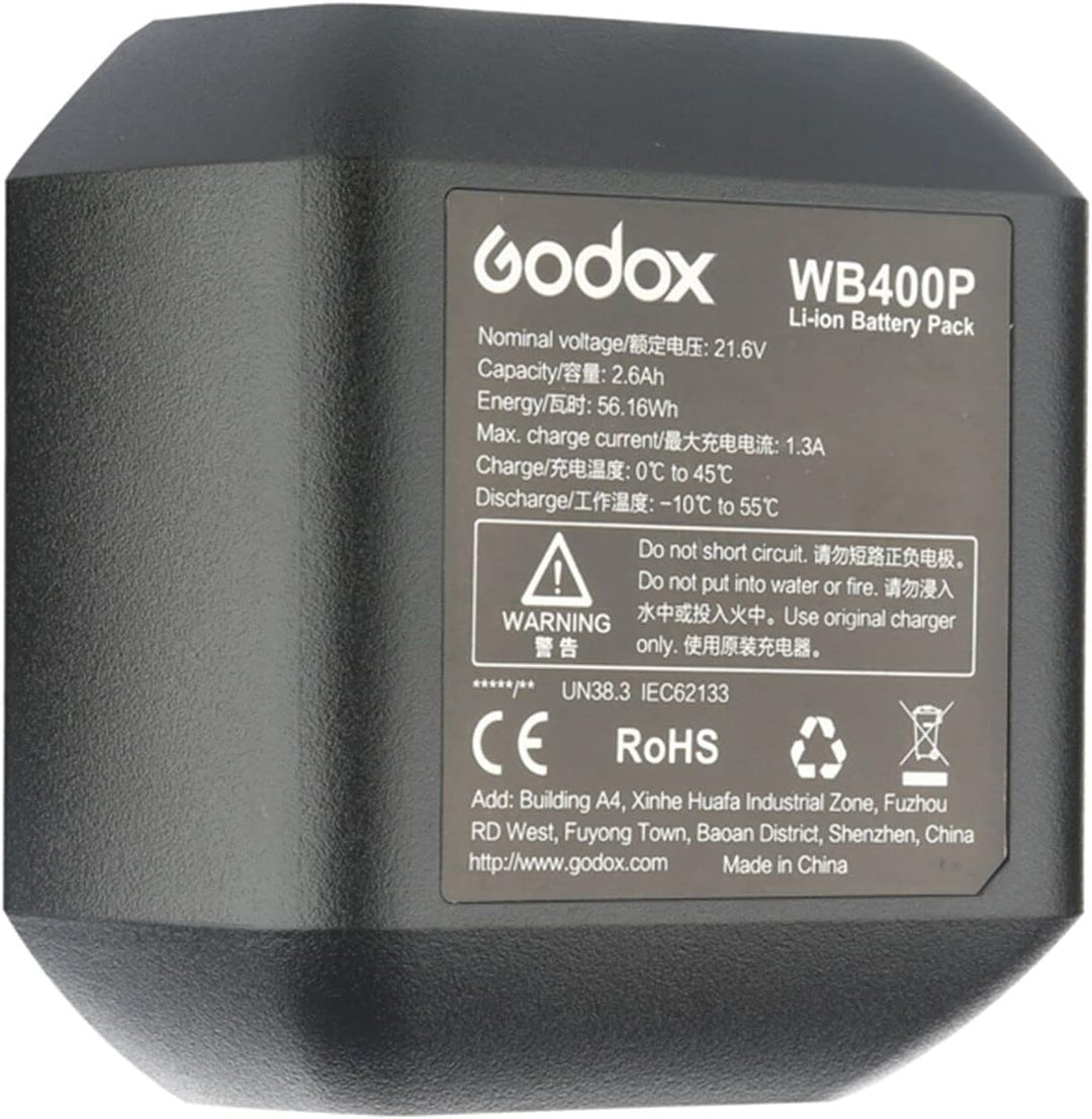 神牛WB400P锂离子电池适用于AD400Pro闪光灯头