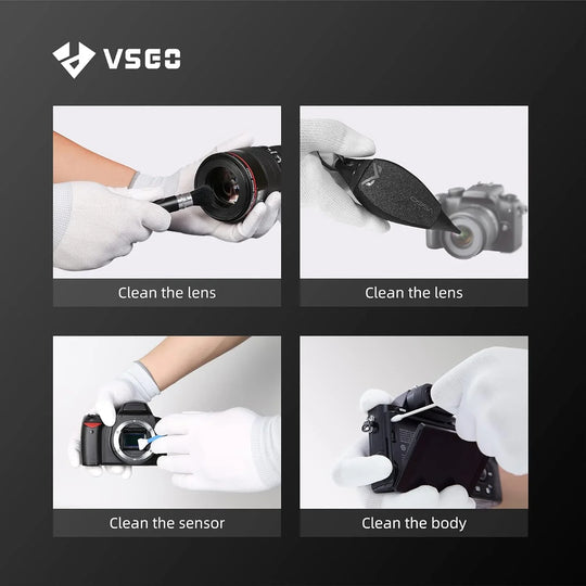 VSGO Anti-Static Cleaning Gloves DDG-1S (White) - Red Dot Photo