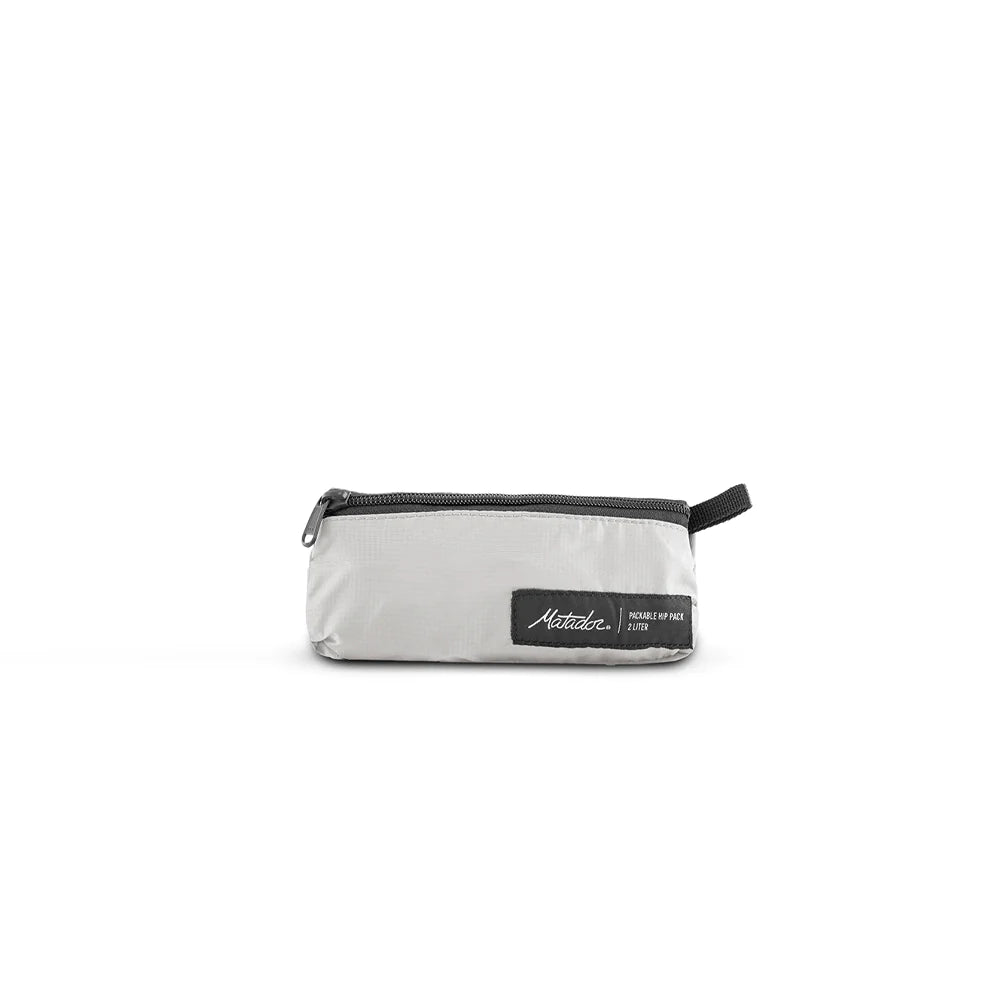 White Matador ReFraction Packable Sling on white background.