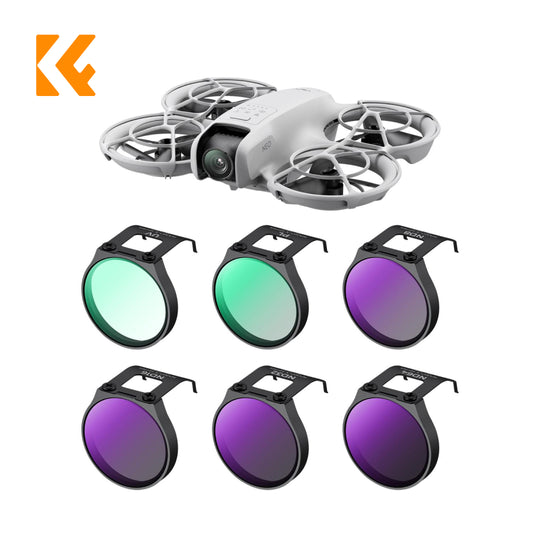 K&amp;F Concept DJI NEO ND 和 CPL 滤镜套装 6 件套 UV+CPL+ND8+ND16+ND32+ND64