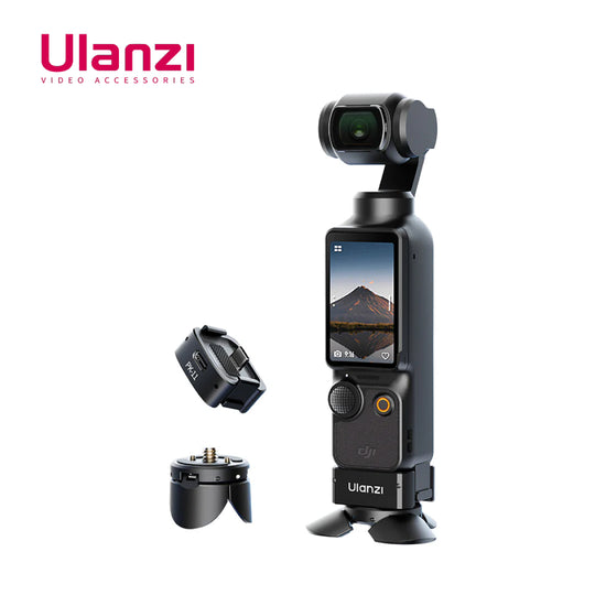 Ulanzi PK-08 / PK-11 迷你三脚架 Arri 定位底座，适用于 DJI Pocket 3 相机