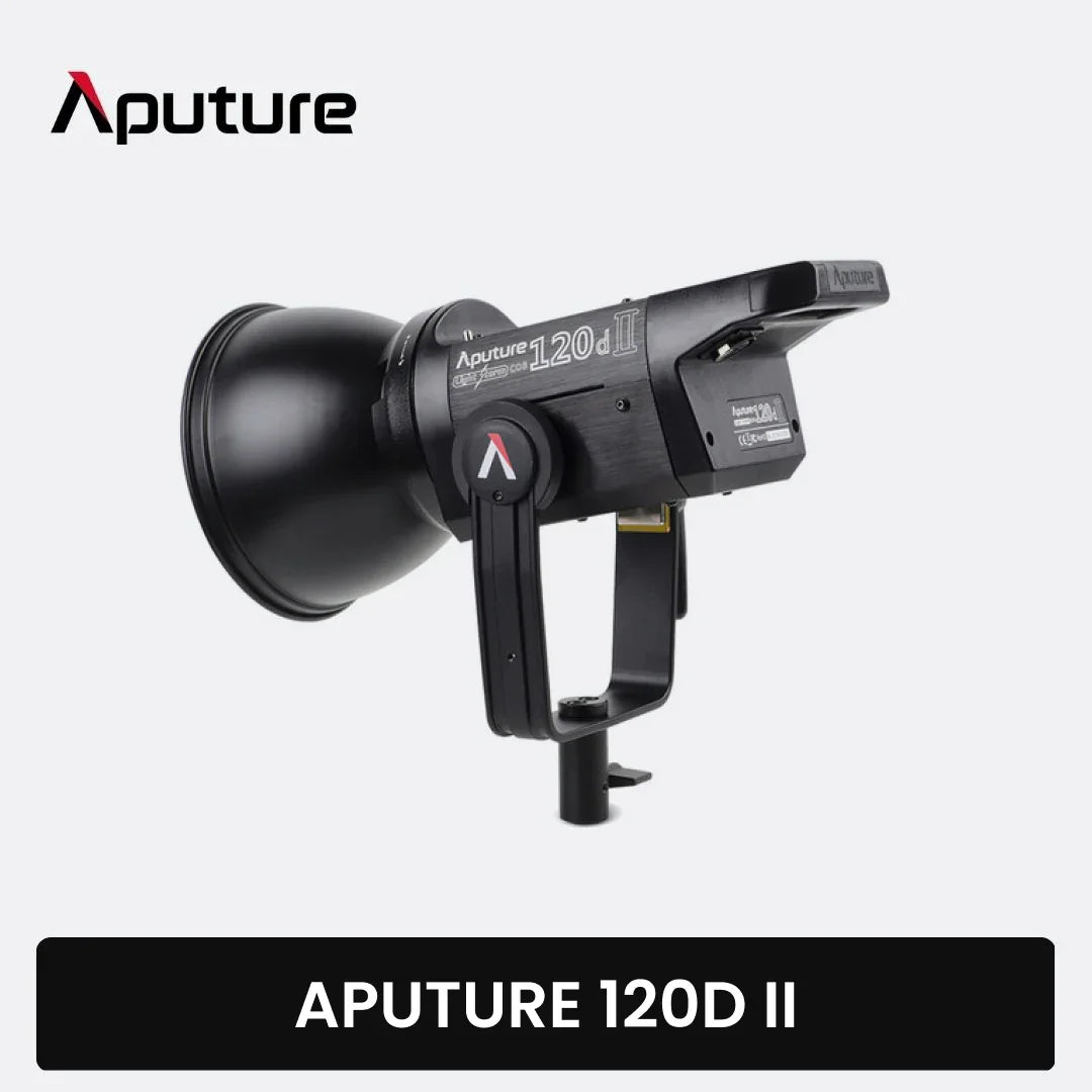 Aputure 120D II Light Storm LS C120DII COBLED Light Kit with V-Mount Battery Plate - Red Dot Photo