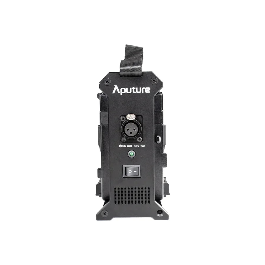 Aputure 2-Bay Battery Power Station For Aputure Nova P300C, 200D and more (V-Mount) - Red Dot Photo