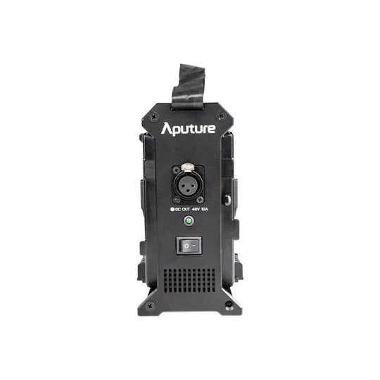 Aputure 2-Bay Battery Power Station For Aputure Nova P300C, 200D and more (V-Mount) - Red Dot Photo