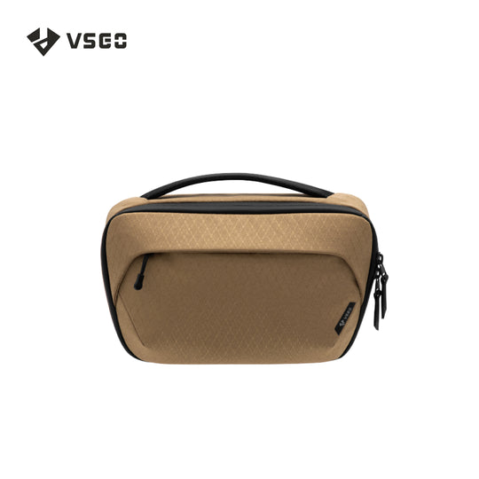 VSGO Tech 手拿包 黄棕色