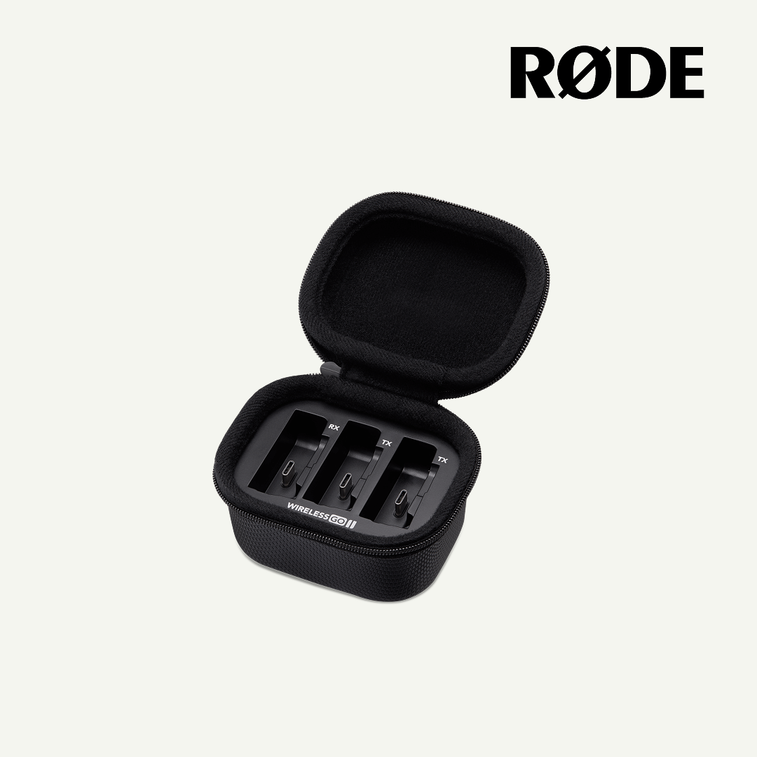 适用于 Rode Wireless GO/Wireless GO II 麦克风系统的 Rode 充电盒