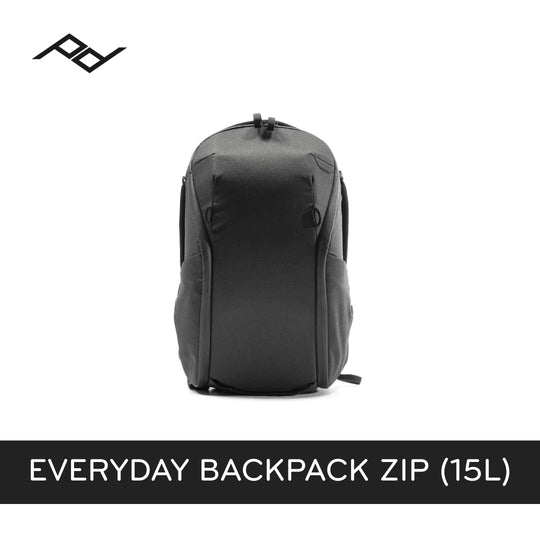 （当天发货）Peak Design 日常背包拉链 15L（黑色、骨色、灰白色、午夜色）