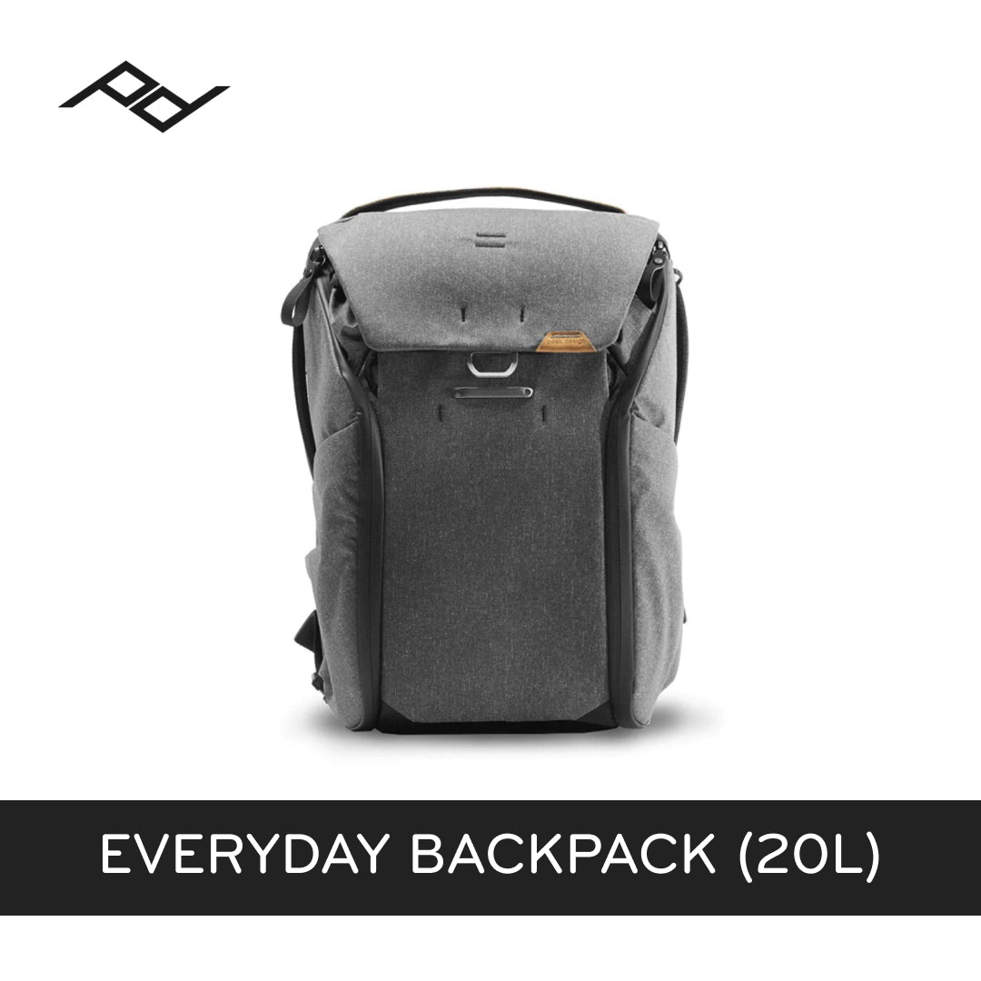 (当天发货)Peak Design Everyday 背包 20L V2 (黑色、木炭色、灰色、午夜蓝、土狼色)