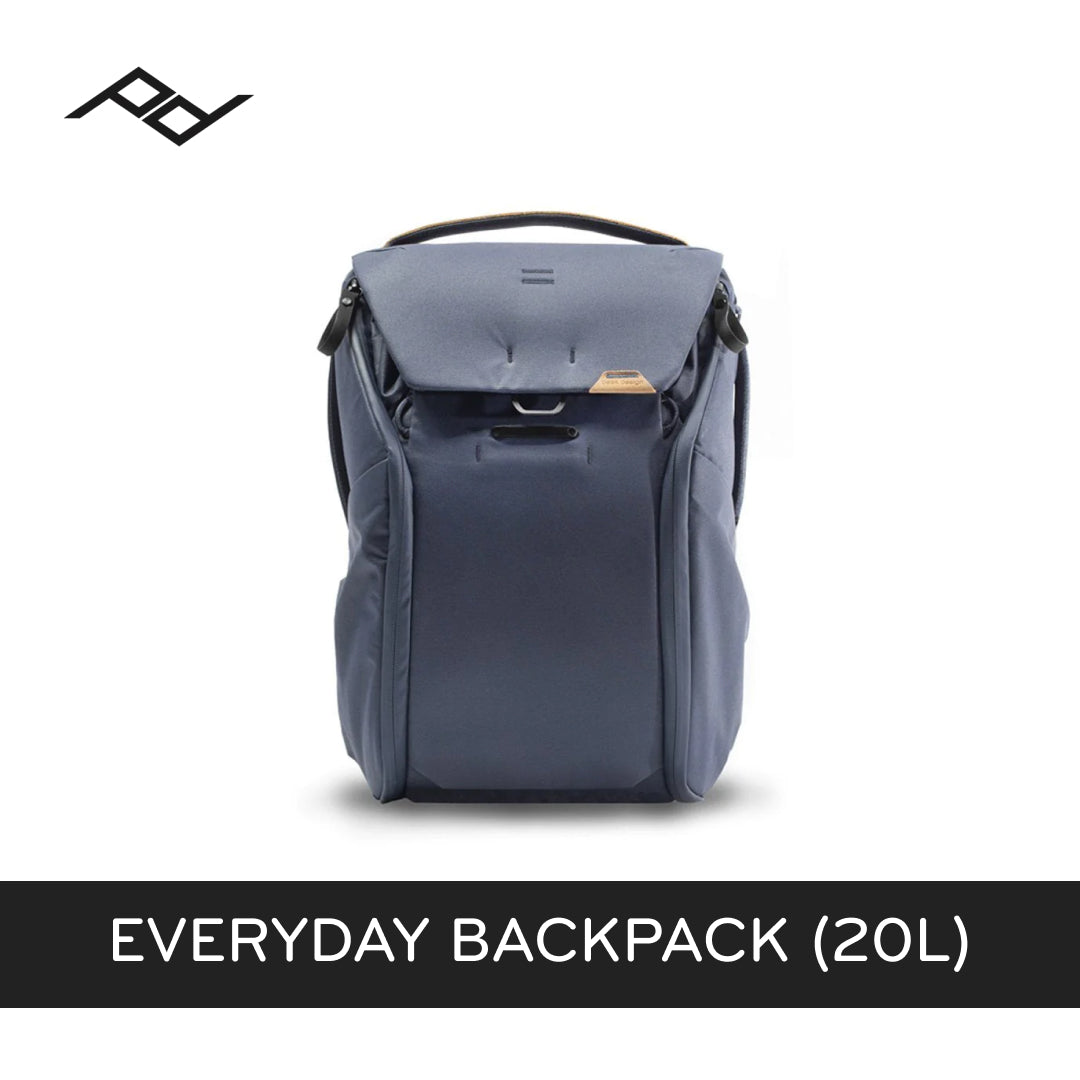 (当天发货)Peak Design Everyday 背包 20L V2 (黑色、木炭色、灰色、午夜蓝、土狼色)