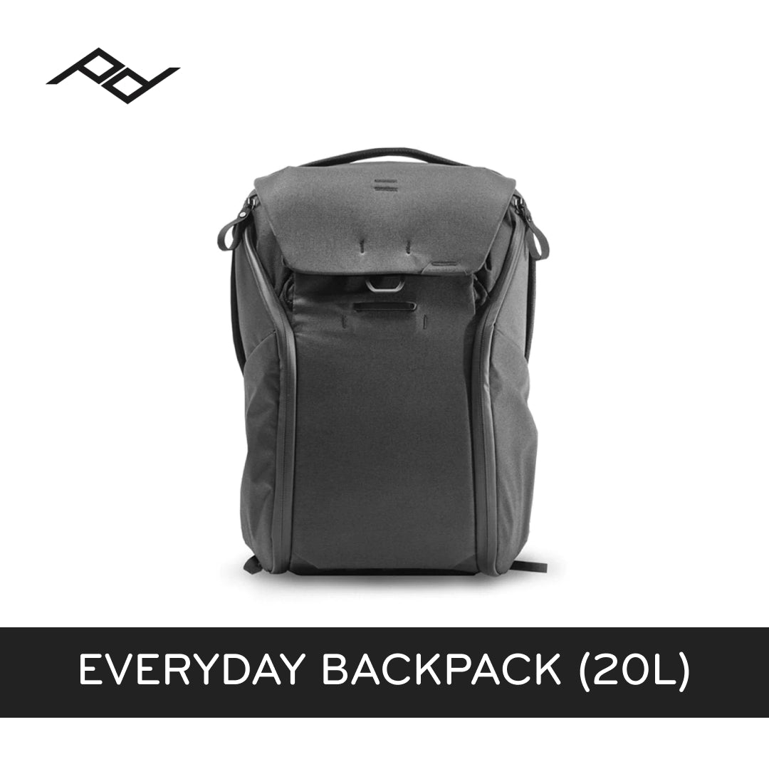 (当天发货)Peak Design Everyday 背包 20L V2 (黑色、木炭色、灰色、午夜蓝、土狼色)