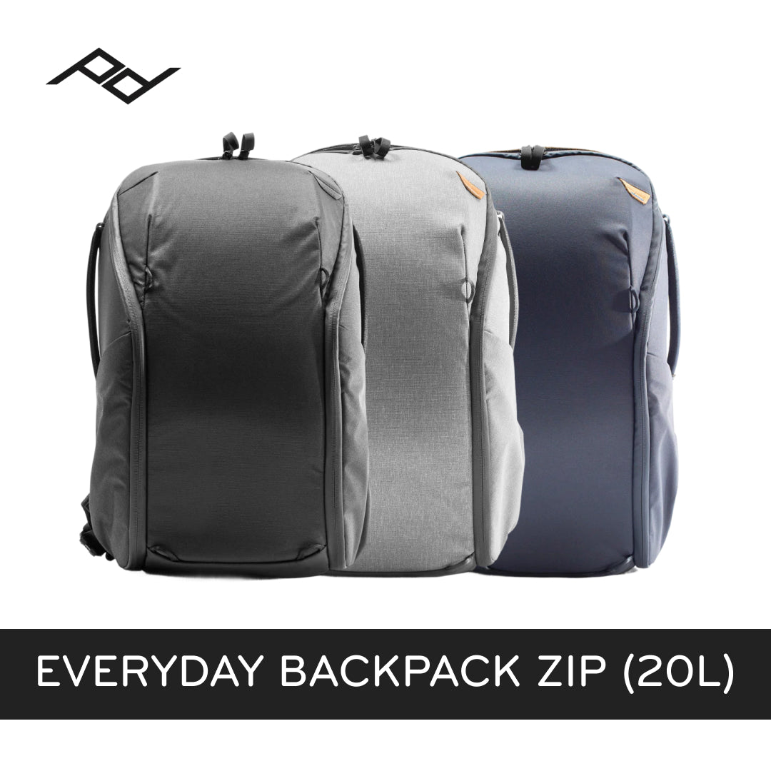 （当天发货）Peak Design 日常背包拉链 20L（黑色、灰白色、午夜色）