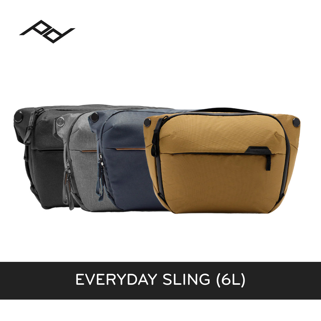 Peak Design Everyday Sling V2 6L 2019（黑色、灰色、午夜蓝、土狼色）