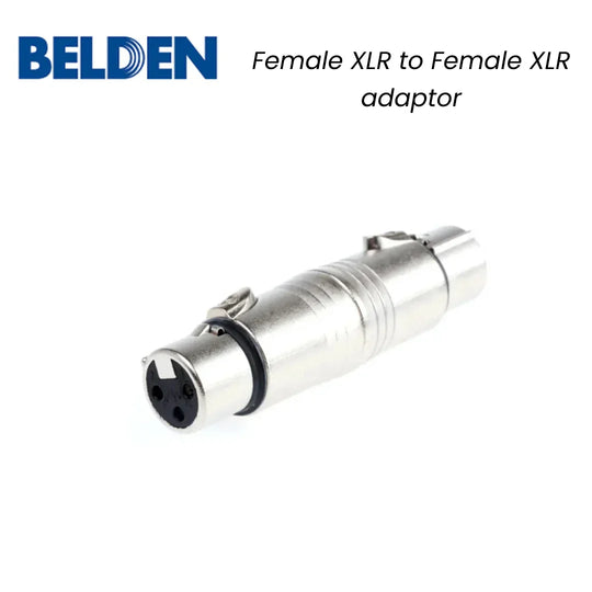 Belden Neutrik Female XLR to Female XLR adaptor Connector NA3FF - Red Dot Photo