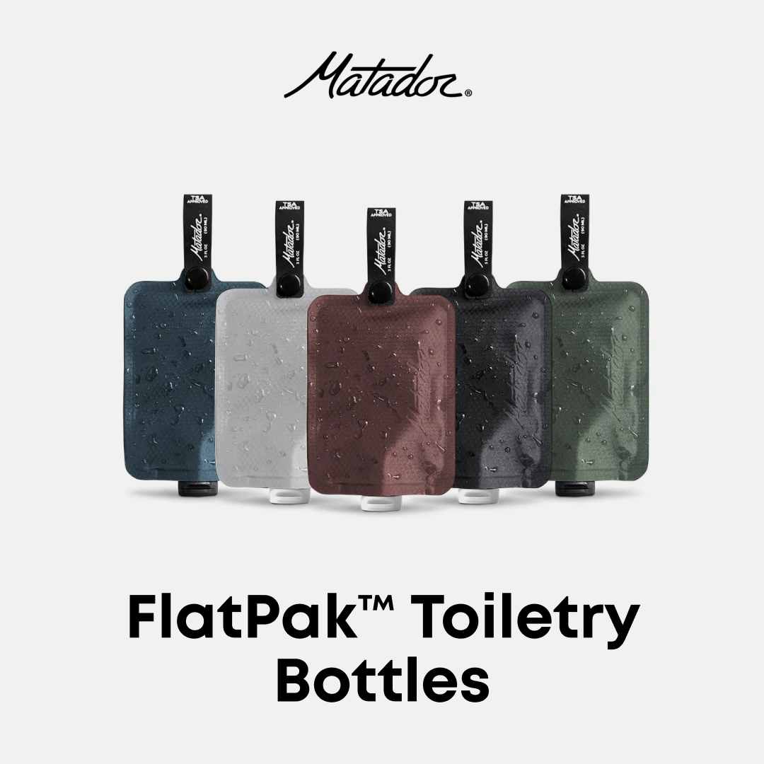 Matador FlatPak 洗漱瓶（3 件装）- 多色
