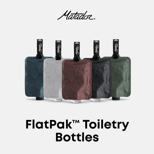 Matador FlatPak 洗漱瓶（3 件装）- 多色