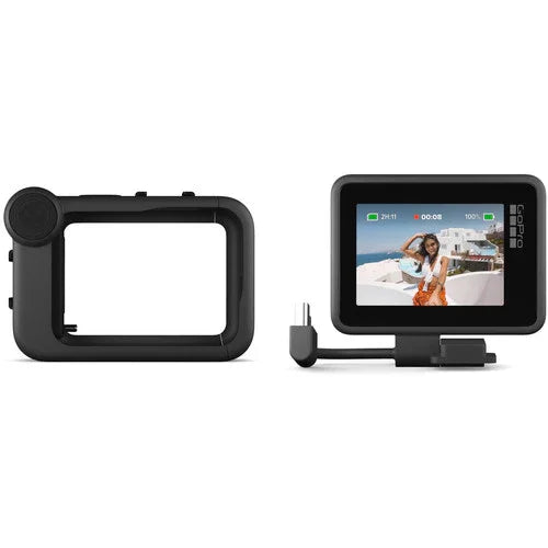 [COMBO] GoPro Media Mod and Display Mod for HERO 8 Camera Black - Red Dot Photo