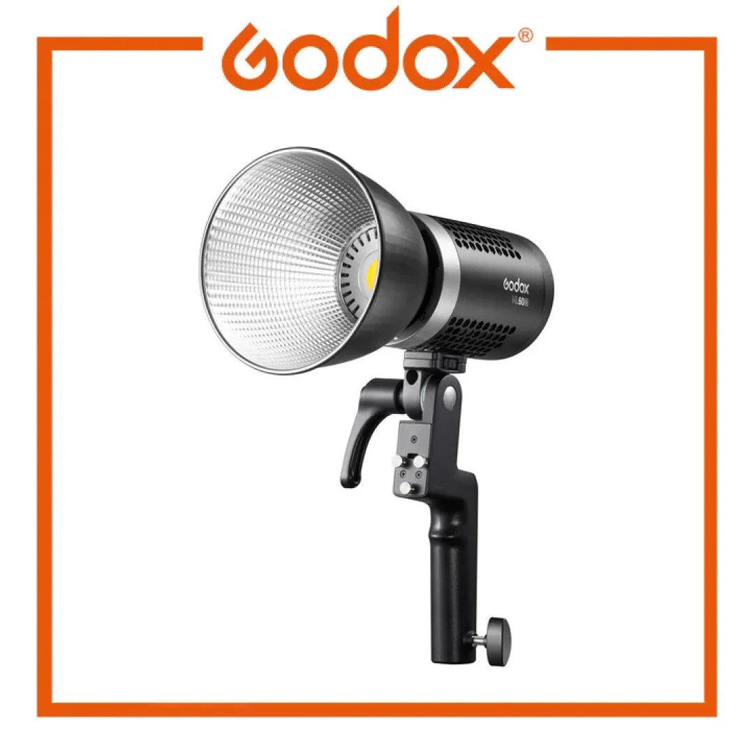 Godox ML60Bi ML60 Bi 60W Bi-Color LED Light Silent Mode Portable Brightness Adjustment Support Li-ion Outdoor LED Light - Red Dot Photo