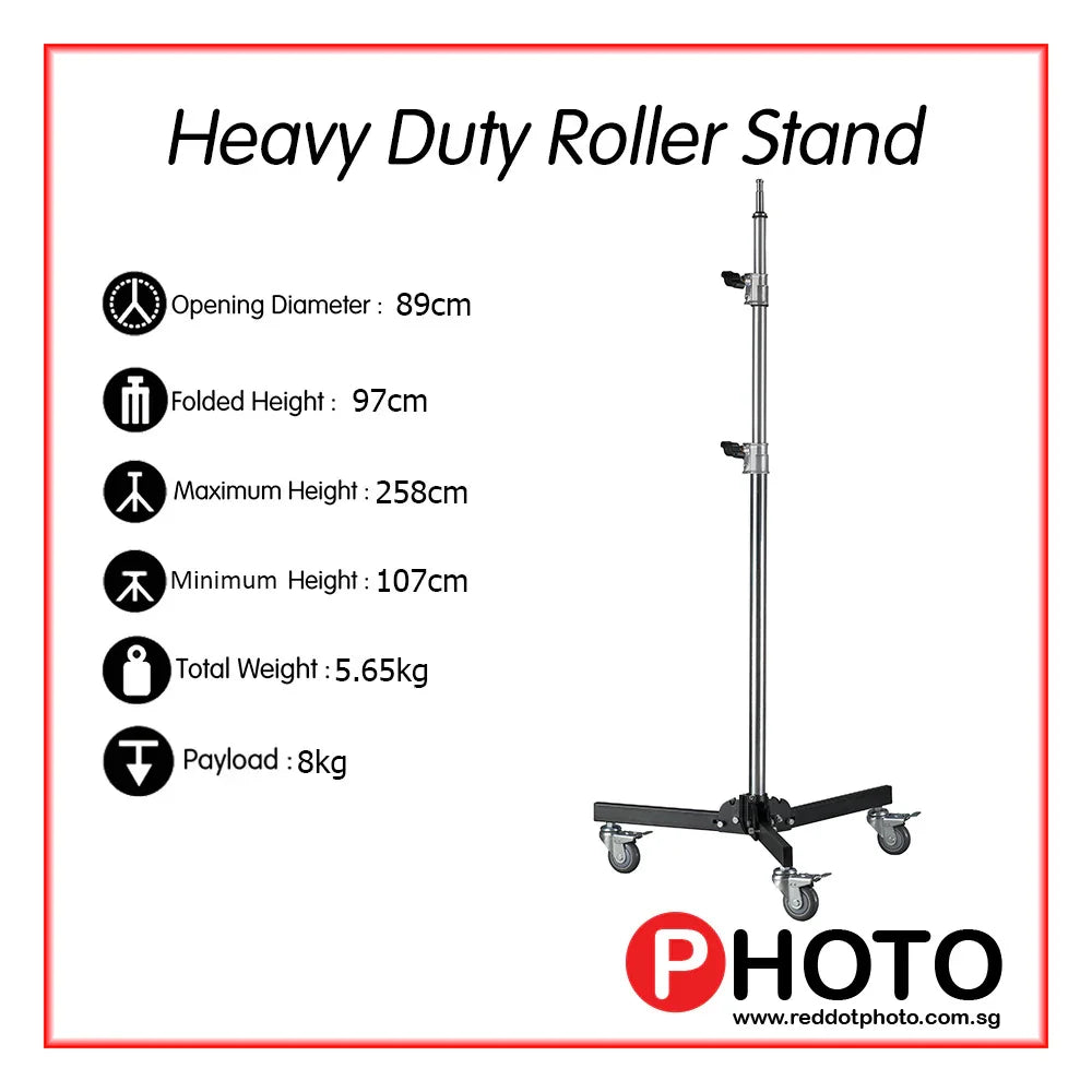 Lumia Heavy duty stand with Roller Base 6860 (Similar to Avenger) - Red Dot Photo